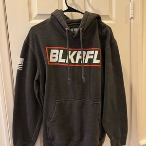 BLK RFL Charcoal Hoodie for Men